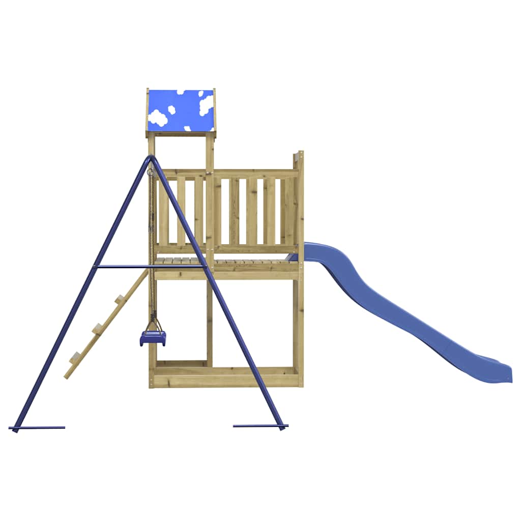 vidaXL Outdoor Playset Impregnated Wood Pine - Brown - 33297