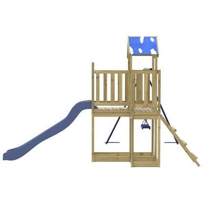 vidaXL Outdoor Playset Impregnated Wood Pine - Brown - 33297