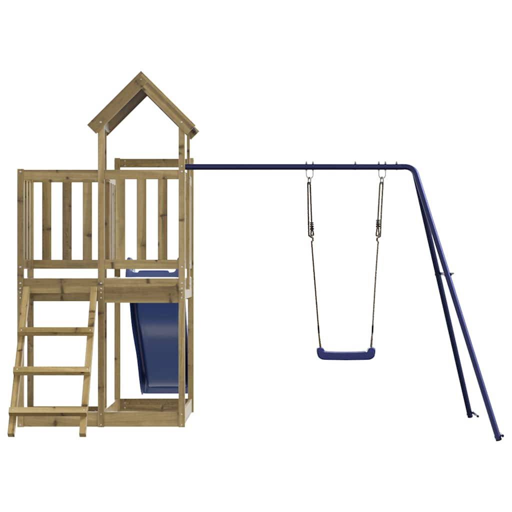vidaXL Outdoor Playset Impregnated Wood Pine - Brown - 33297