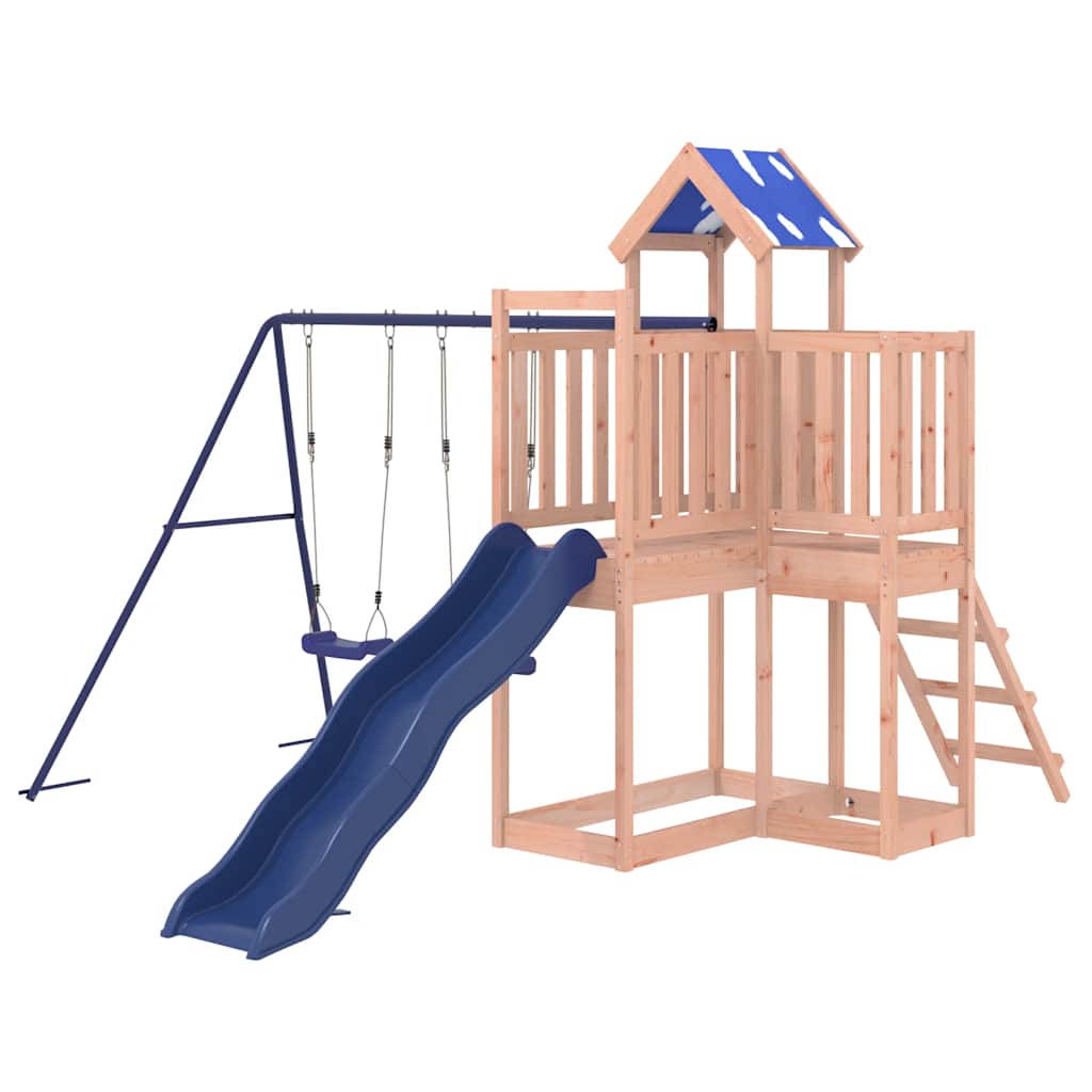 vidaXL Outdoor Playset Solid Wood Douglas - Brown - 33305