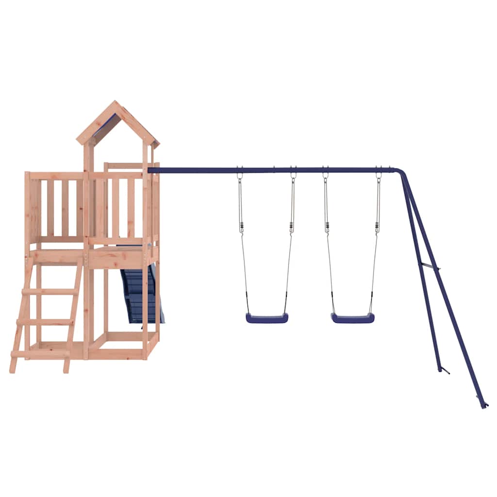 vidaXL Outdoor Playset Solid Wood Douglas - Brown - 33305
