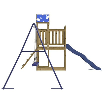 vidaXL Outdoor Playset Impregnated Wood Pine - Brown - 33306