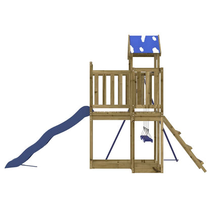 vidaXL Outdoor Playset Impregnated Wood Pine - Brown - 33306