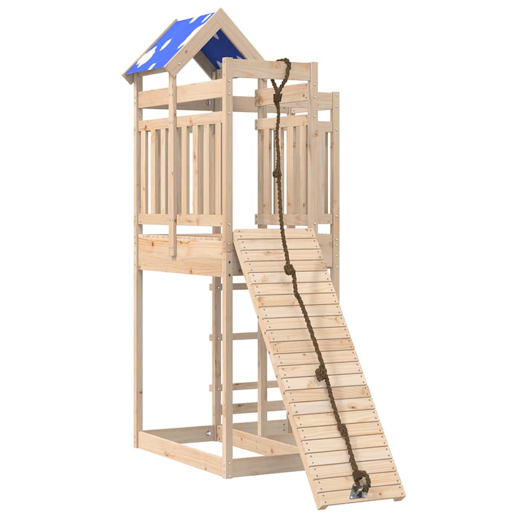 vidaXL Outdoor Playset Solid Wood Pine - Brown - 33315