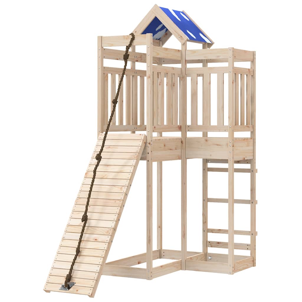 vidaXL Outdoor Playset Solid Wood Pine - Brown - 33315