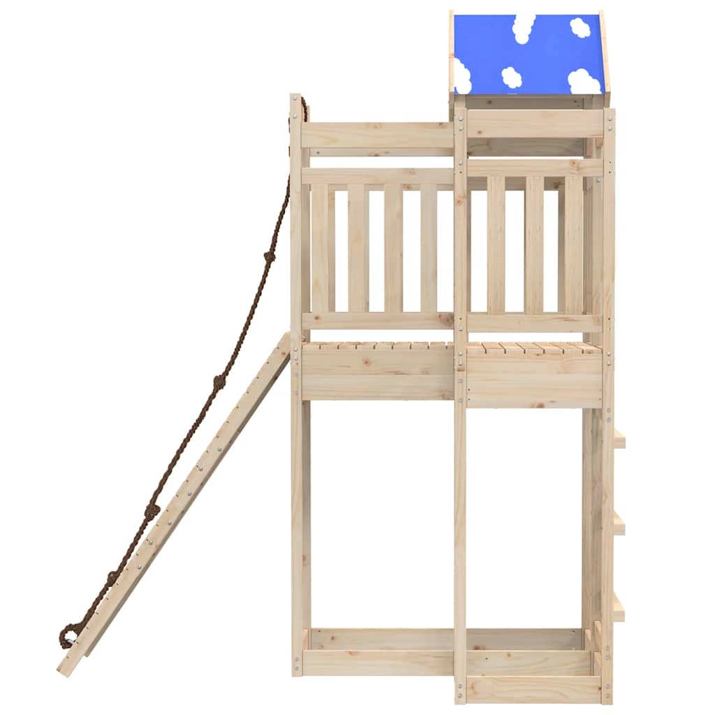 vidaXL Outdoor Playset Solid Wood Pine - Brown - 33315