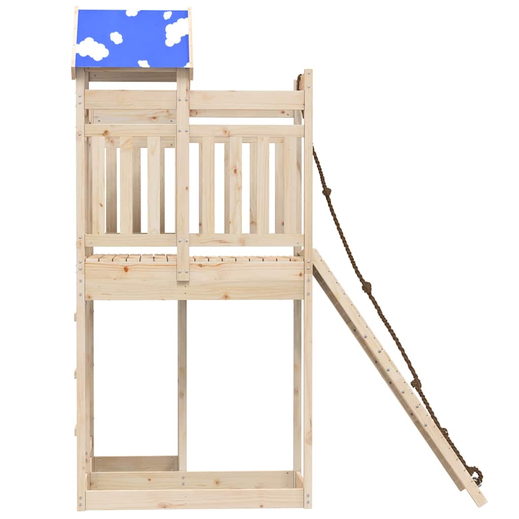 vidaXL Outdoor Playset Solid Wood Pine - Brown - 33315