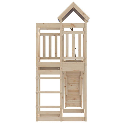 vidaXL Outdoor Playset Solid Wood Pine - Brown - 33315