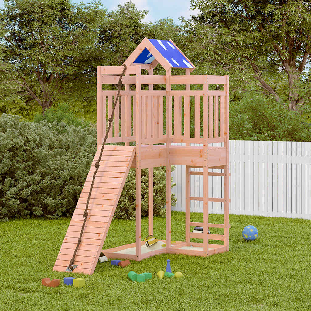 vidaXL Outdoor Playset Solid Wood Douglas - Brown - 33324