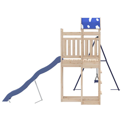 vidaXL Outdoor Playset Solid Wood Pine - Brown - 33327