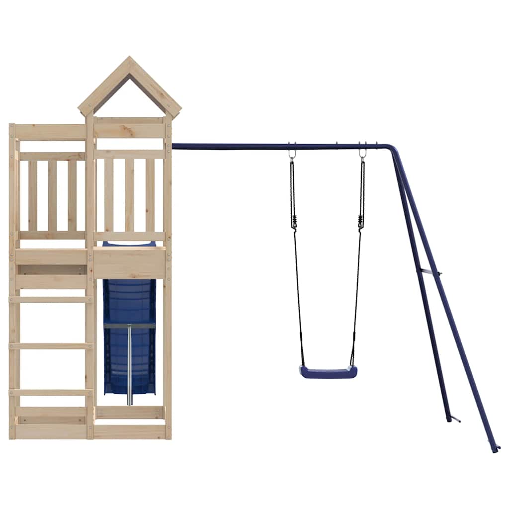 vidaXL Outdoor Playset Solid Wood Pine - Brown - 33327