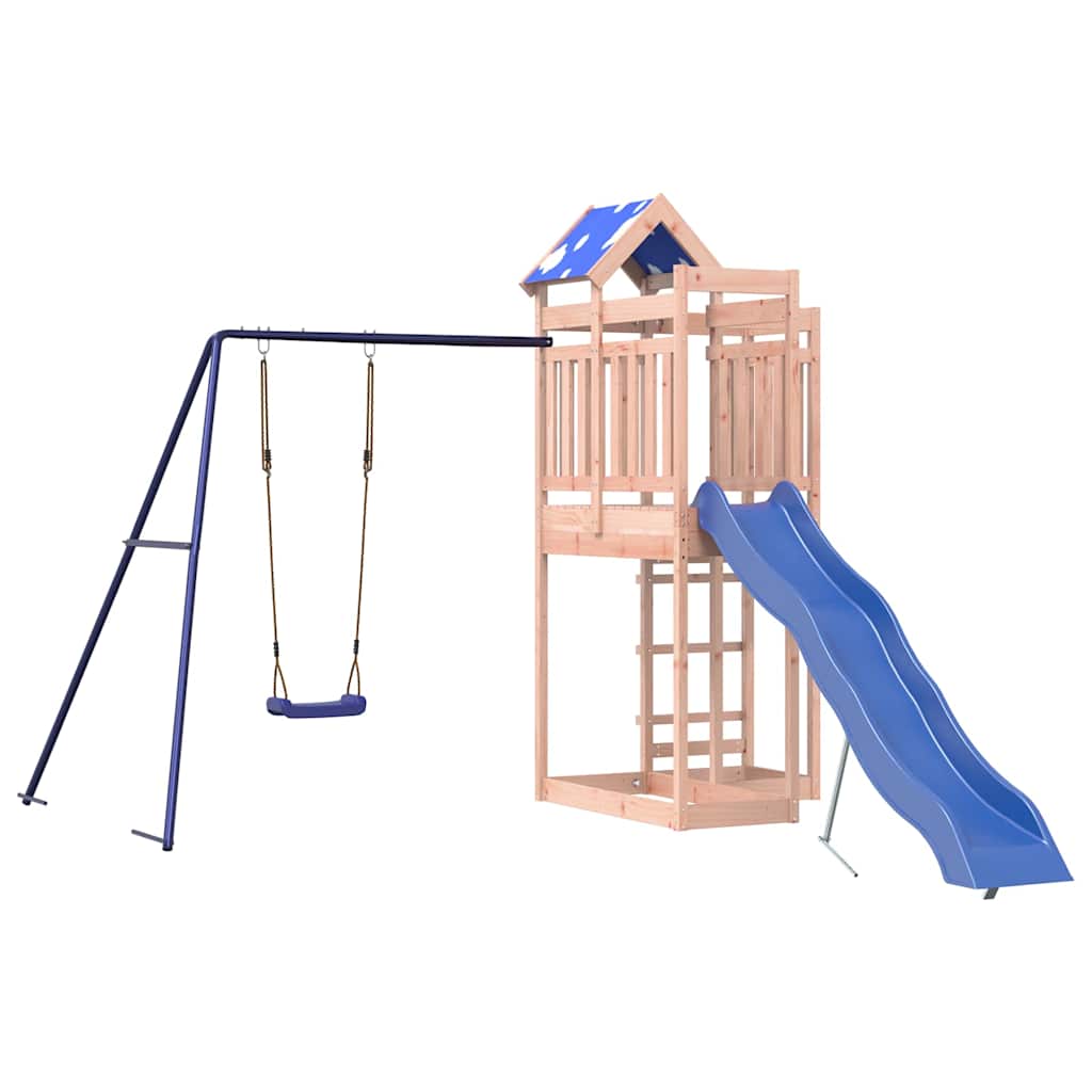 vidaXL Outdoor Playset Solid Wood Douglas - Brown - 33328