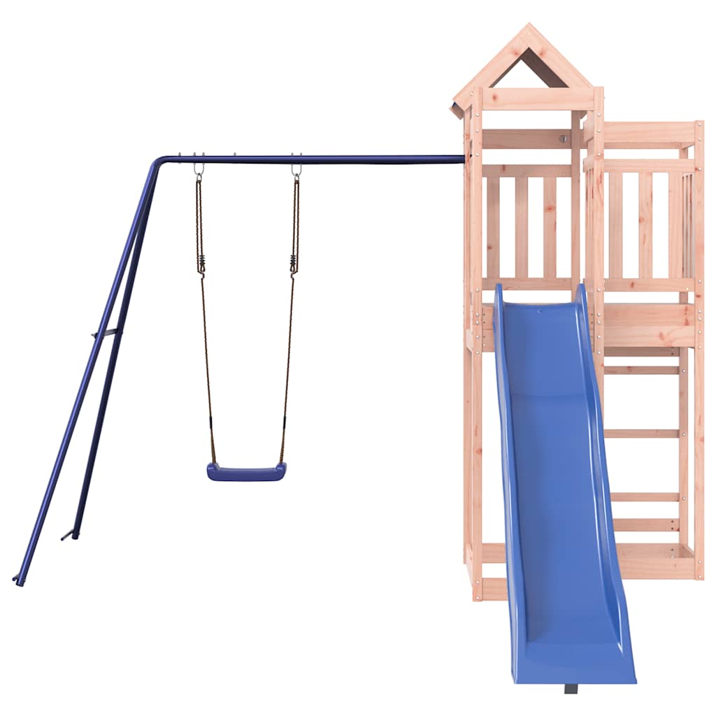 vidaXL Outdoor Playset Solid Wood Douglas - Brown - 33328