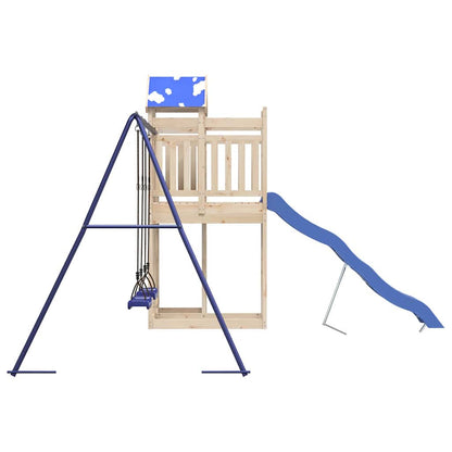 vidaXL Outdoor Playset Solid Wood Pine - Brown - 33329