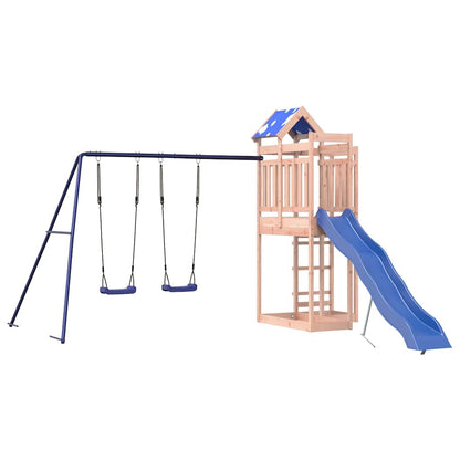 vidaXL Outdoor Playset Solid Wood Douglas - Brown - 33334