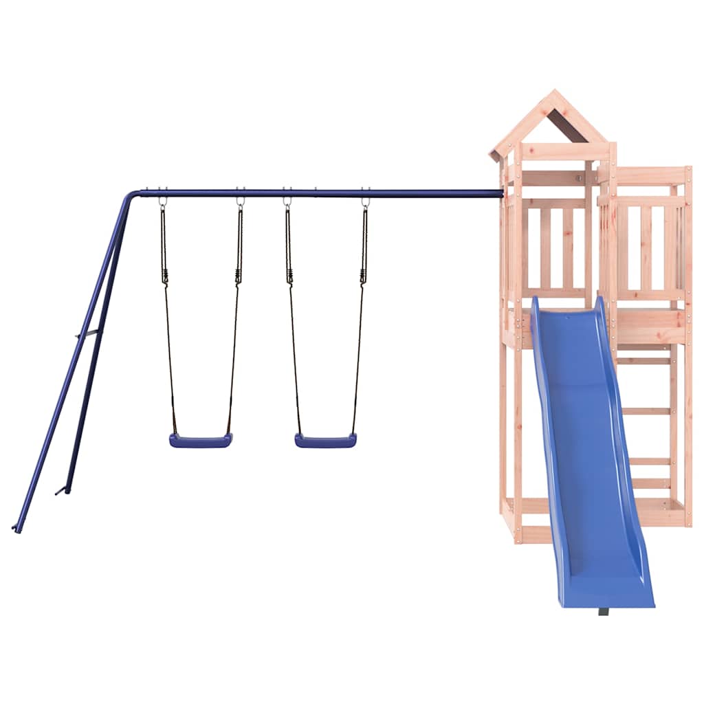 vidaXL Outdoor Playset Solid Wood Douglas - Brown - 33334