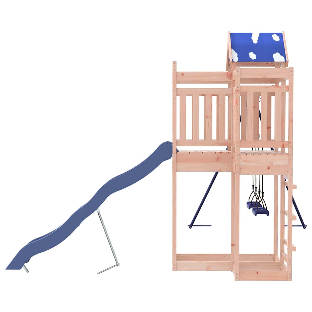 vidaXL Outdoor Playset Solid Wood Douglas - Brown - 33334