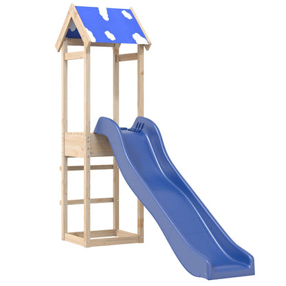 vidaXL Outdoor Playset Solid Wood Pine - Brown - 33335