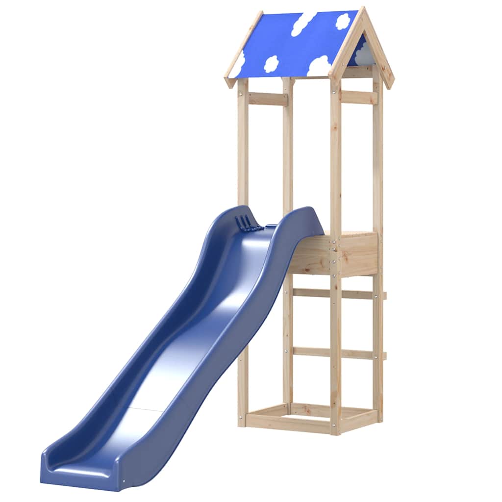 vidaXL Outdoor Playset Solid Wood Pine - Brown - 33335