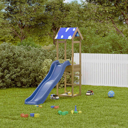 vidaXL Outdoor Playset Impregnated Wood Pine - Brown - 33338