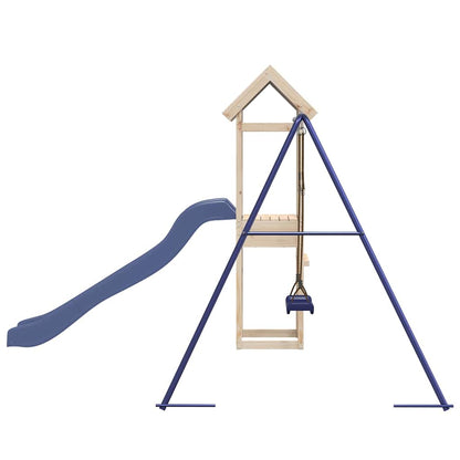 vidaXL Outdoor Playset Solid Wood Pine - Brown - 33339