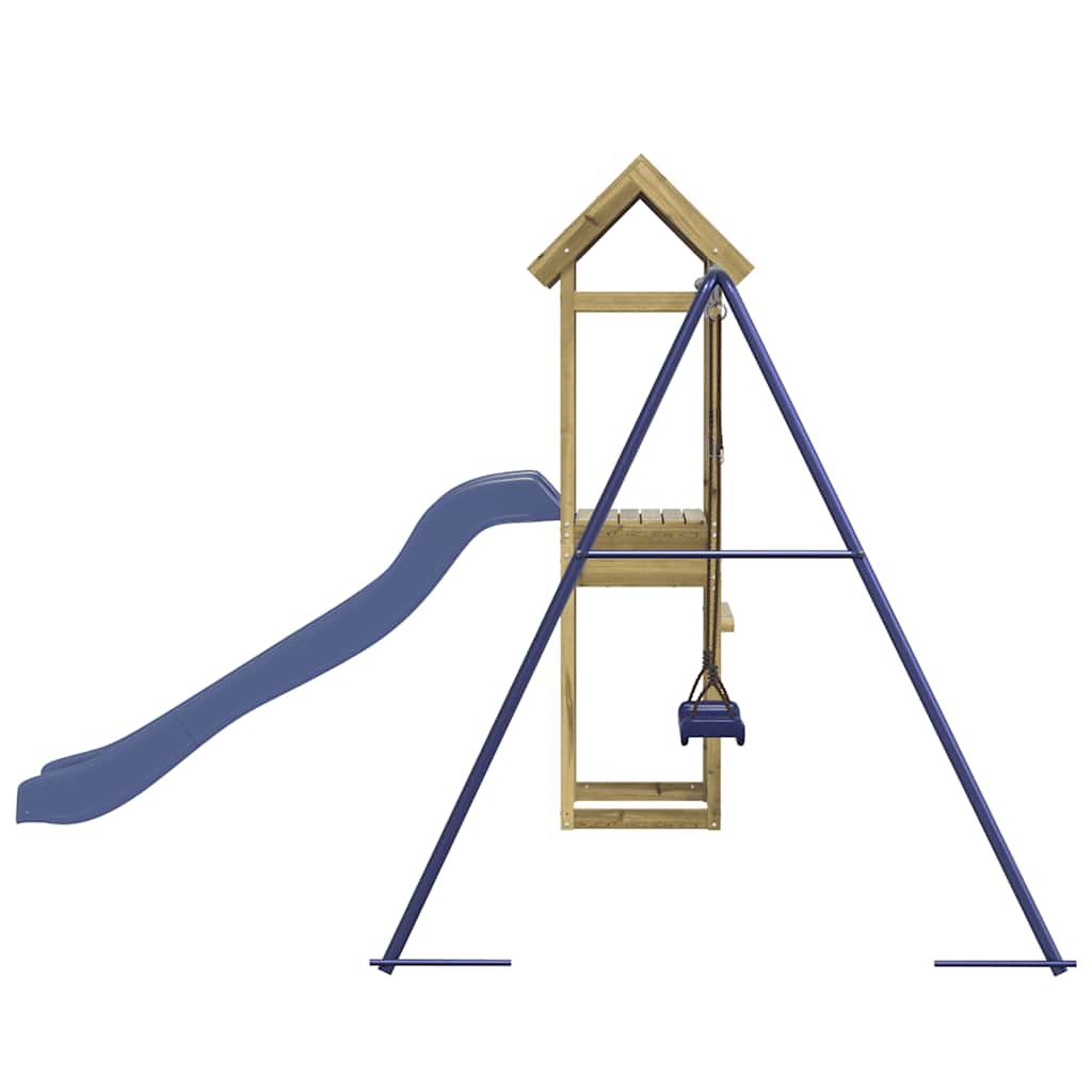 vidaXL Outdoor Playset Impregnated Wood Pine - Brown - 33341