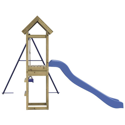 vidaXL Outdoor Playset Impregnated Wood Pine - Brown - 33341