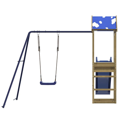 vidaXL Outdoor Playset Impregnated Wood Pine - Brown - 33341