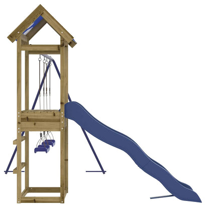 vidaXL Outdoor Playset Impregnated Wood Pine - Brown - 33348