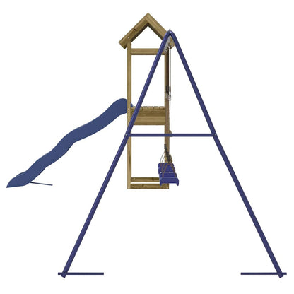 vidaXL Outdoor Playset Impregnated Wood Pine - Brown - 33348
