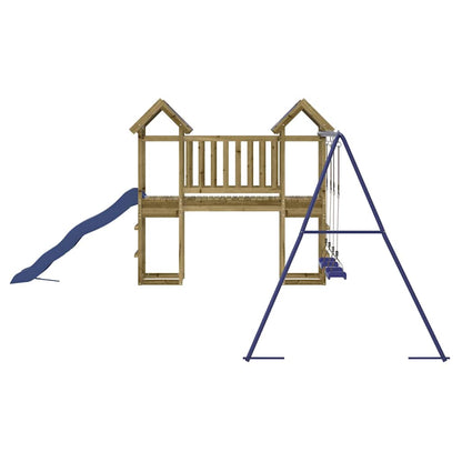 vidaXL Outdoor Playset Impregnated Wood Pine - Brown - 33354