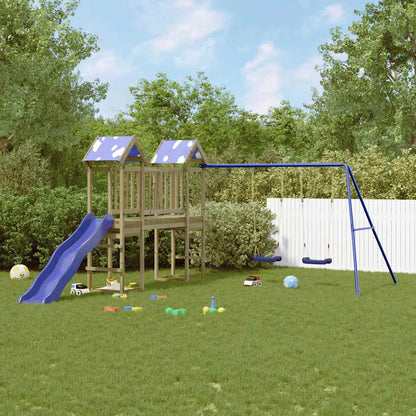 vidaXL Outdoor Playset Impregnated Wood Pine - Brown - 33354