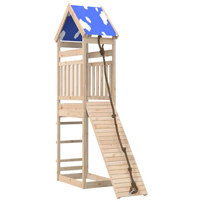 vidaXL Outdoor Playset Solid Wood Pine - Brown - 33358