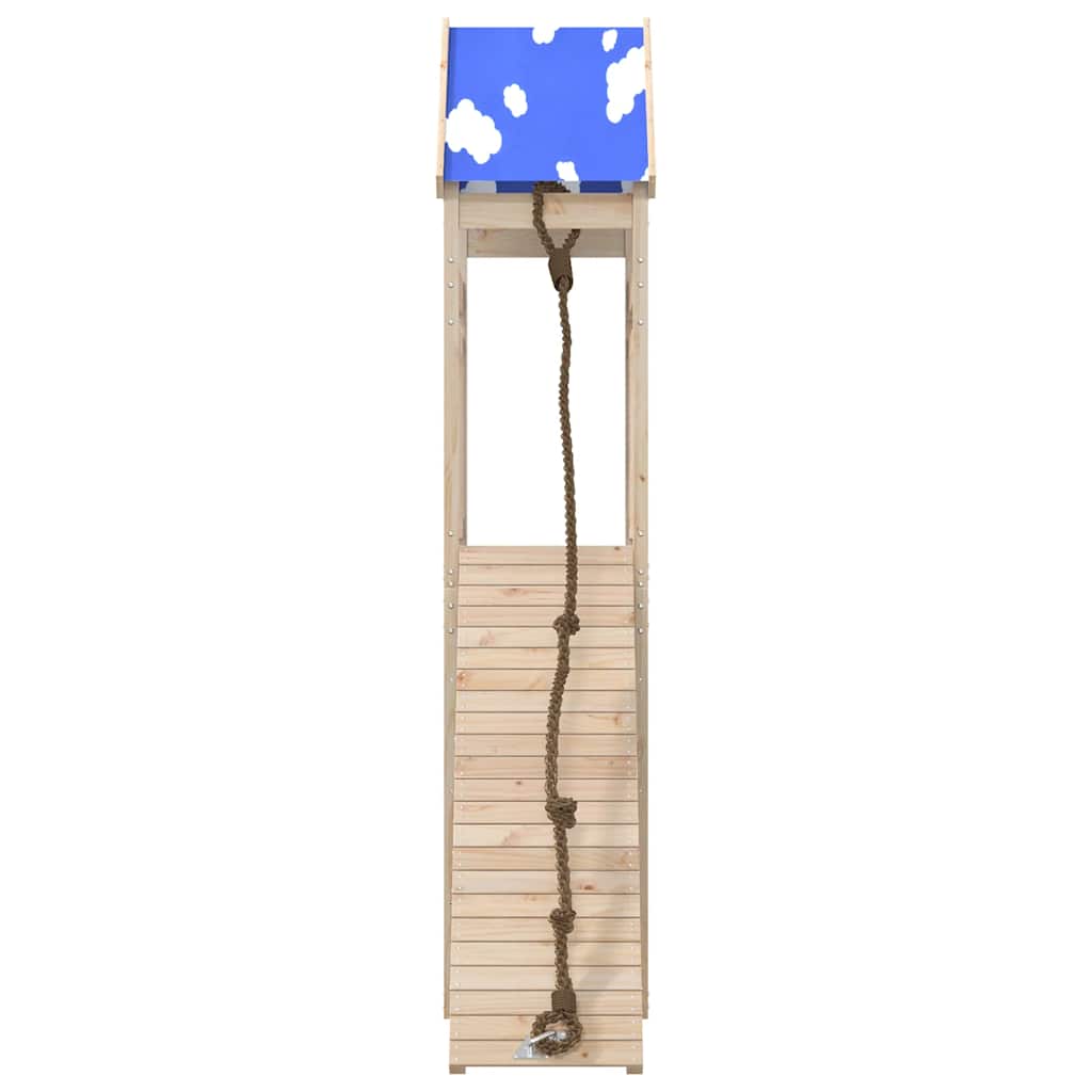 vidaXL Outdoor Playset Solid Wood Pine - Brown - 33358