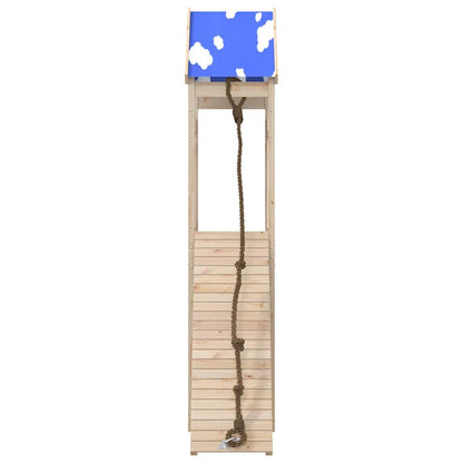 vidaXL Outdoor Playset Solid Wood Pine - Brown - 33358