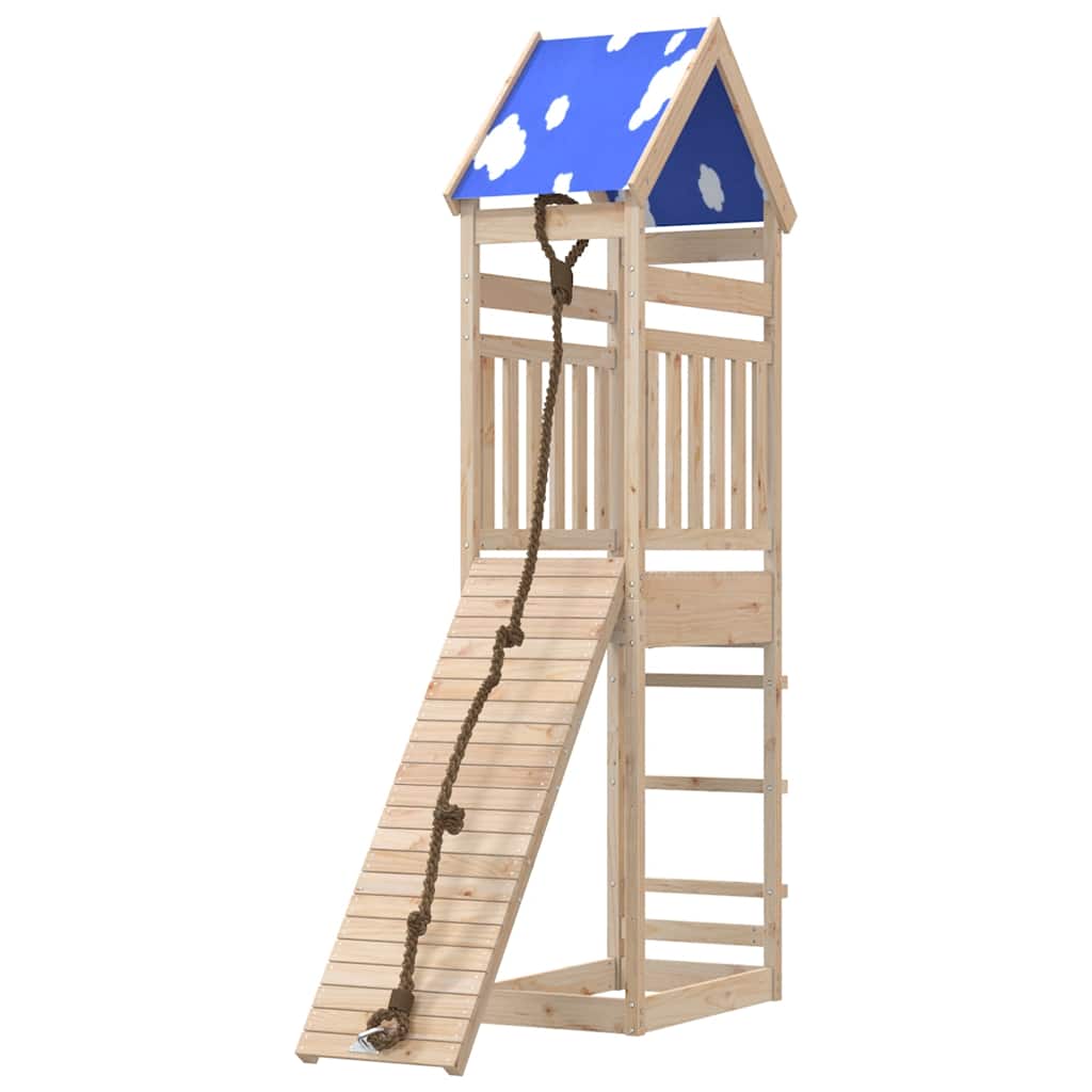 vidaXL Outdoor Playset Solid Wood Pine - Brown - 33358