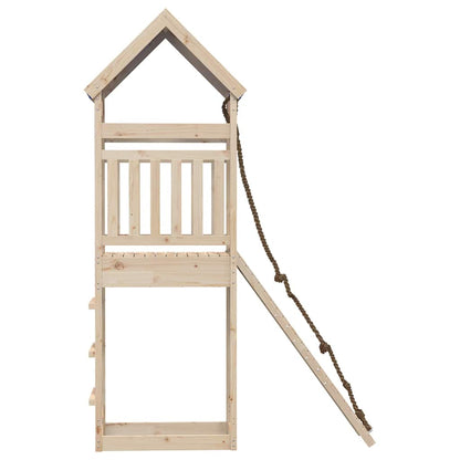 vidaXL Outdoor Playset Solid Wood Pine - Brown - 33358