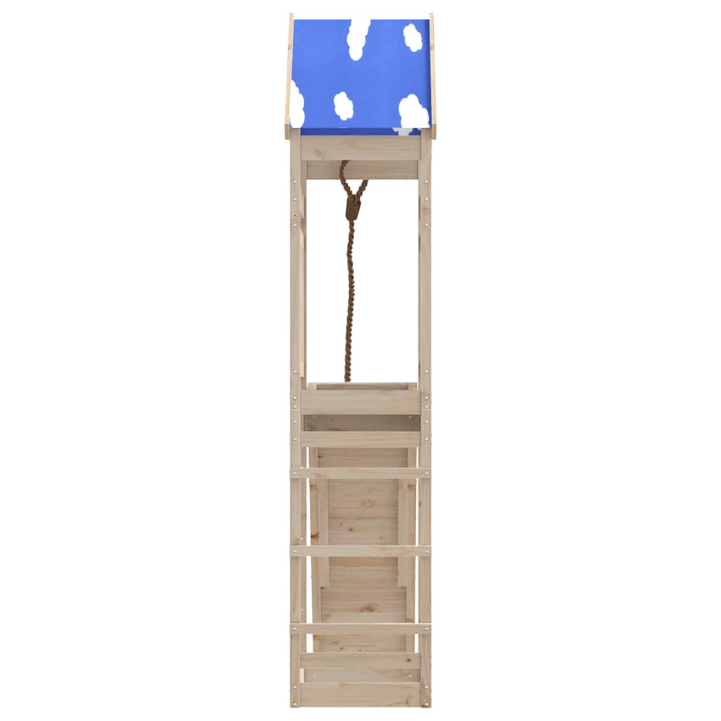 vidaXL Outdoor Playset Solid Wood Pine - Brown - 33358