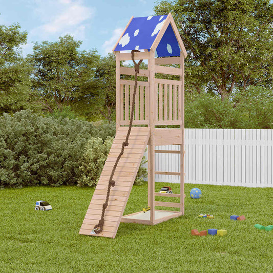 vidaXL Outdoor Playset Solid Wood Pine - Brown - 33358