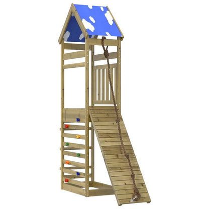 vidaXL Outdoor Playset Impregnated Wood Pine - Brown - 33392