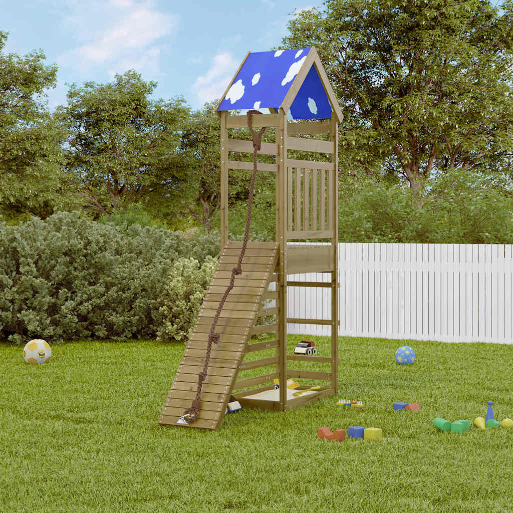 vidaXL Outdoor Playset Impregnated Wood Pine - Brown - 33392