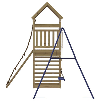 vidaXL Outdoor Playset Impregnated Wood Pine - Brown - 33397