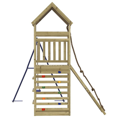 vidaXL Outdoor Playset Impregnated Wood Pine - Brown - 33397