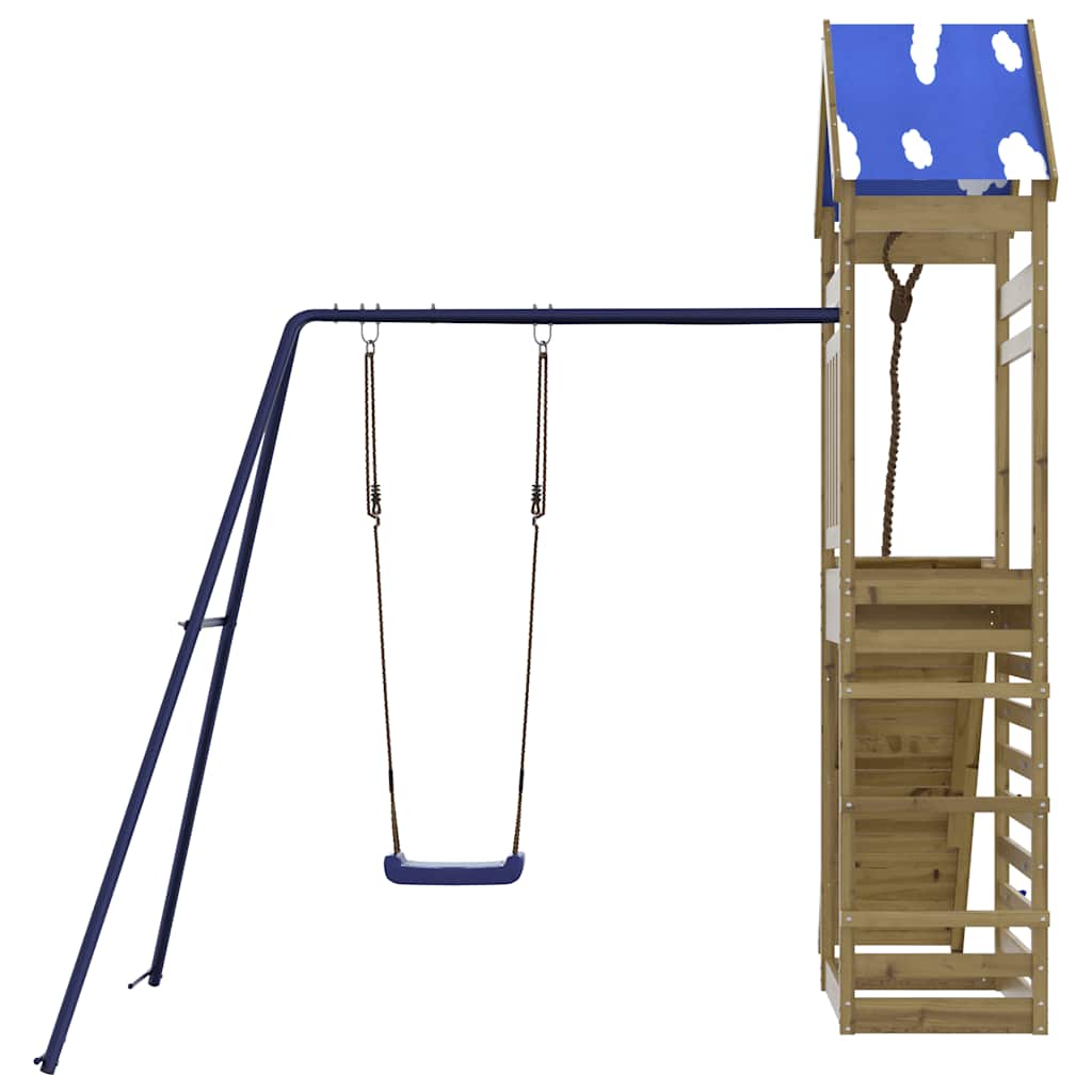 vidaXL Outdoor Playset Impregnated Wood Pine - Brown - 33397