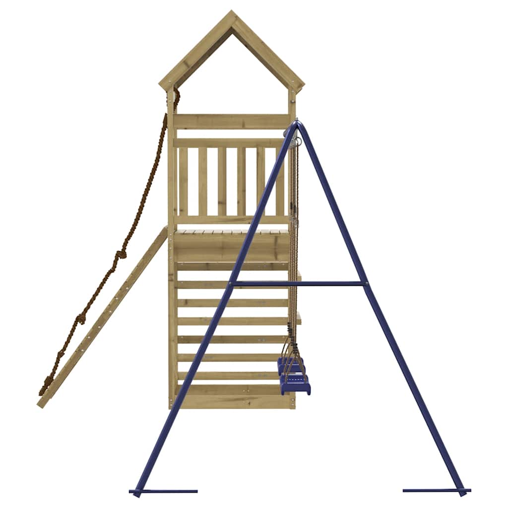 vidaXL Outdoor Playset Impregnated Wood Pine - Brown - 33402
