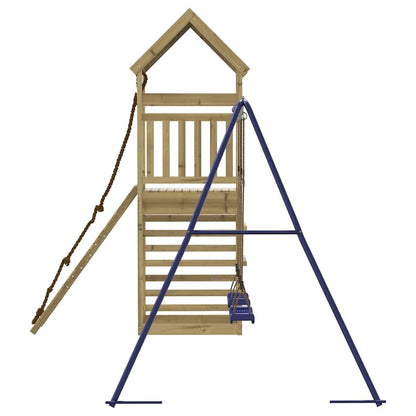 vidaXL Outdoor Playset Impregnated Wood Pine - Brown - 33402
