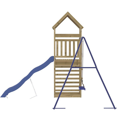 vidaXL Outdoor Playset Impregnated Wood Pine - Brown - 33413