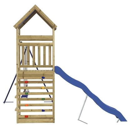vidaXL Outdoor Playset Impregnated Wood Pine - Brown - 33417