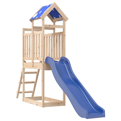 vidaXL Outdoor Playset Solid Wood Pine - Brown - 33430