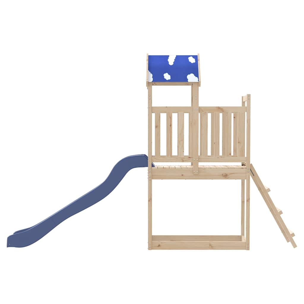 vidaXL Outdoor Playset Solid Wood Pine - Brown - 33430